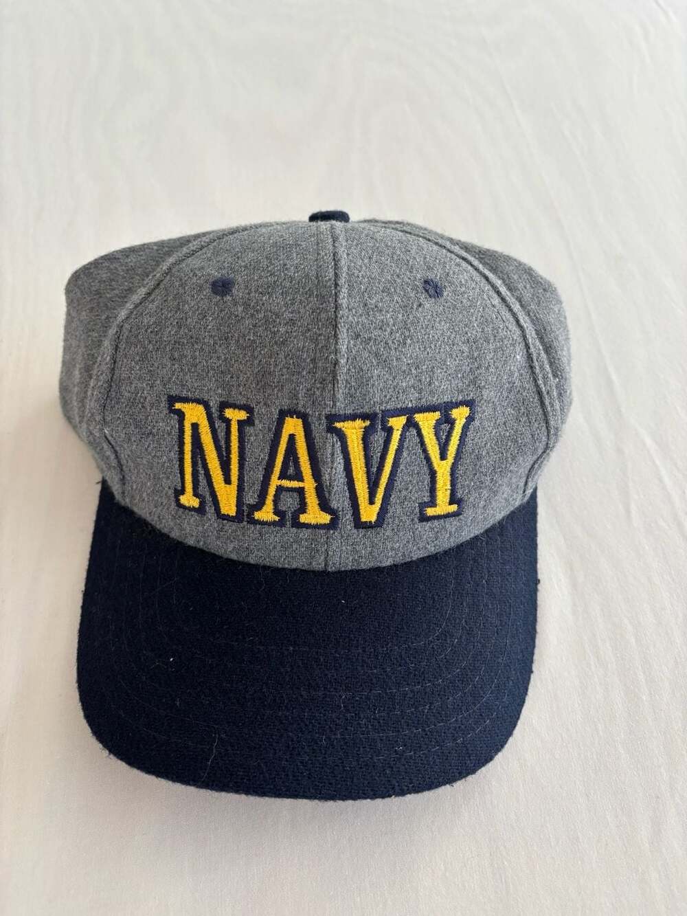 Vintage APC US Navy CNRC Rockin Tour 99 Wool Snapback Hat